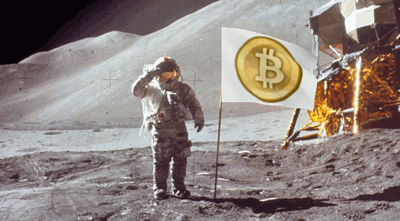 Биткойн-инвестиции идут на Луну