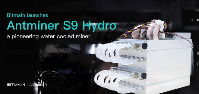 Antminer S9 Hydro с водяным охлаждением