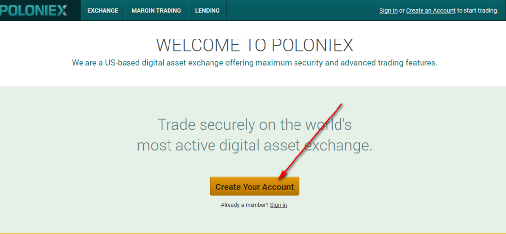 Poloniex биржа